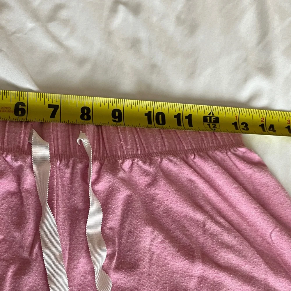 Victoria’s Secret Pajama Set Button Down Top Shorts XS pink